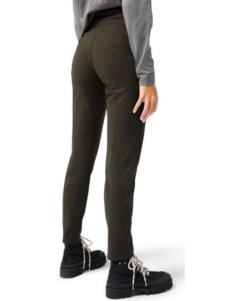 Lululemon Women's Sz 6 Stretch High-Rise Trousers Olive Green Slim Fit
